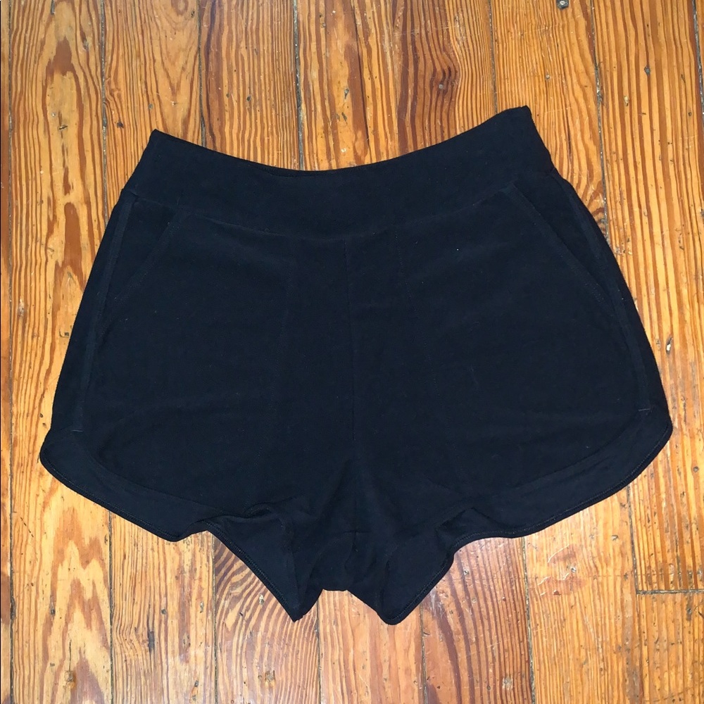 Abercrombie Soft Contour Shorts - Solid Black